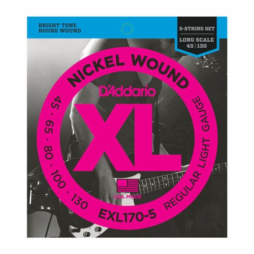 Addario exl170 5 string - d'addario,